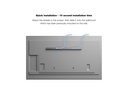 MULTIBRACKETS MB0991 | Suporte Parede Universal Médio, Preto