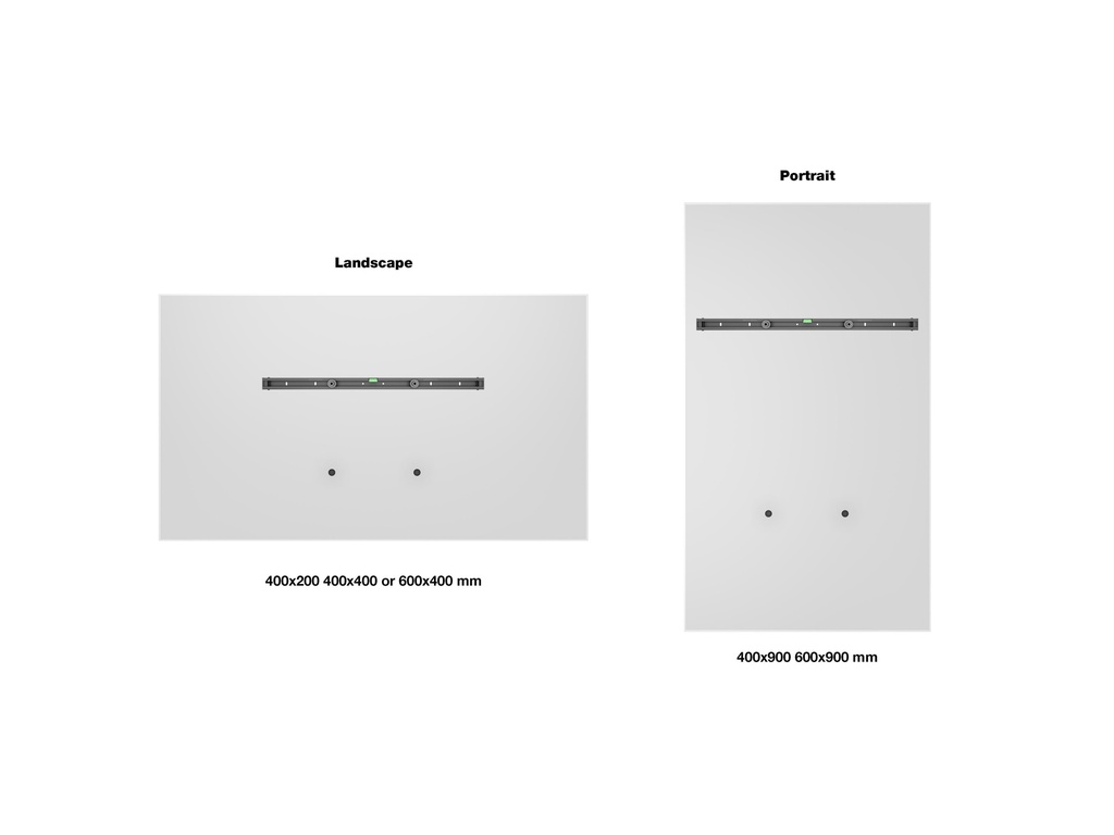 MULTIBRACKETS MB0991 | Suporte Parede Universal Médio, Preto