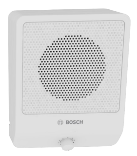 BOSCH LB10-UC06V-L | Gabinete Coluna 6W, Controlo de Volume, Branco